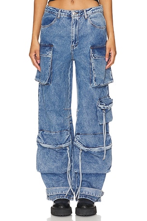 Duo Denim Cargo Pant Steve Madden