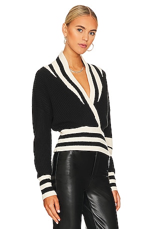 Steve Madden Addison Sweater in Black,White