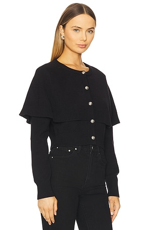 Steve Madden Gisselle Cardigan in Black. Size XS. Also