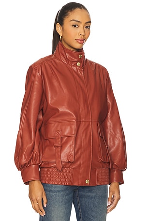 Steve Madden Vee Jacket in Rust