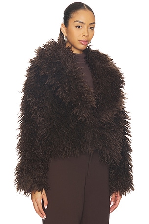 Steve Madden Inaya Coat in Brown