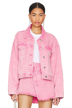Free People Dolman Quilted Knit Jacket in Moonberry