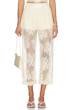 Steve madden pantalón faya en color crema