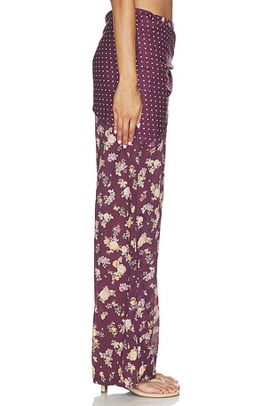 Steve Madden Sonny Pant in Wine