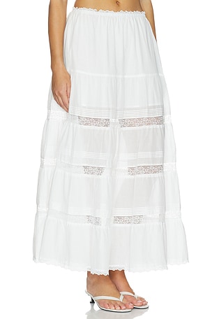 Steve Madden Elisse Skirt in White. Size M. Also