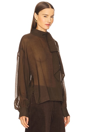 Steve Madden TOP SANS MANCHES SUTTON en Marron