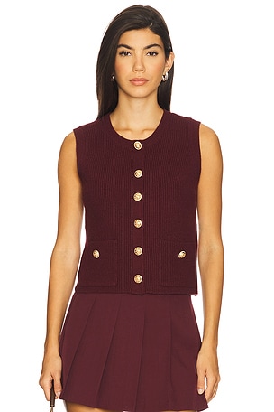 Aliya Sweater Vest Steve Madden