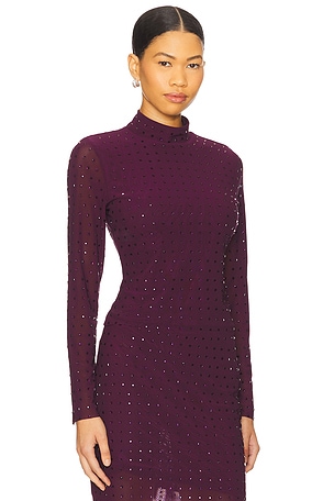 Steve Madden Melvina Top in Burgundy