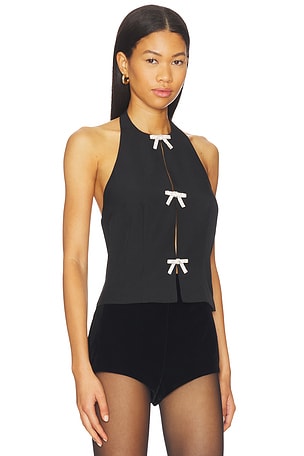 Steve Madden Juvia Top in Black