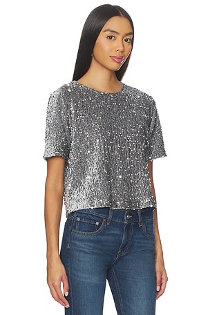 Steve Madden Cressa Top in Grey