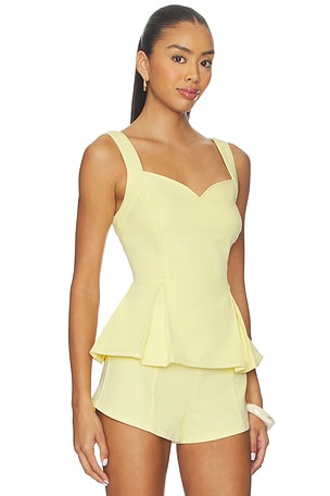 Steve Madden Zenia Top in Yellow