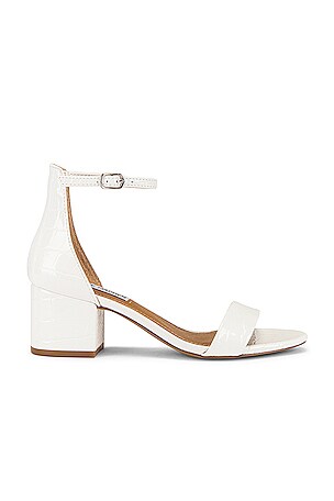 Steve Madden Irenee Sandal in White Crocco | REVOLVE