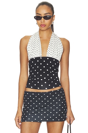Isabela Polka Dot Top Susmie's