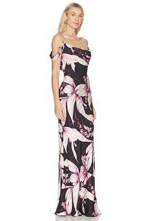 Sonya Moda Rosalie Dress in Black,Pink