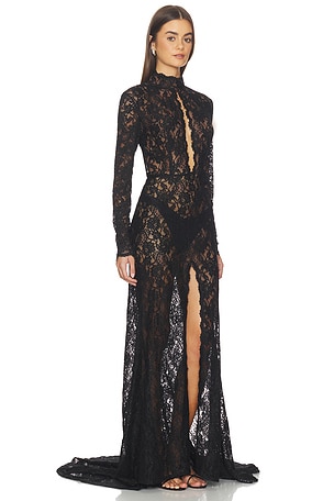 Sonya moda vestido hanN/A en color negro