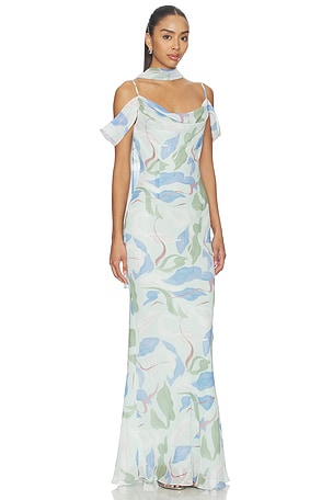 Sonya Moda Rosalie Dress in Mint,Blue