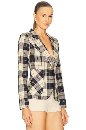 Smythe Patch Pocket Duchess Blazer in Navy