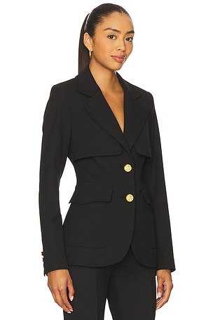 Smythe Storm Flap Blazer in Black