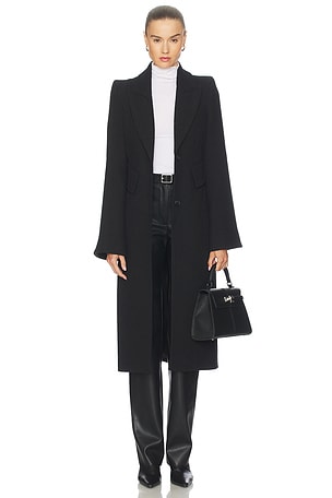Pagoda Brando Trumpet Sleeve Coat Smythe