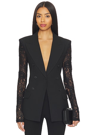 Lace Sleeve Not A Db Blazer Smythe