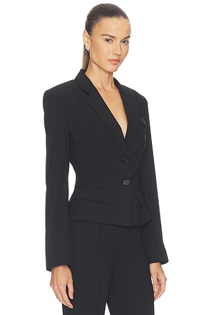 Smythe Two Button Tillie Blazer in Black