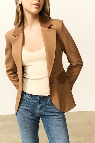 Blocked Seamed Blazer Smythe