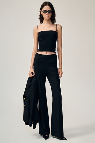 Pintuck Flare Pant Smythe