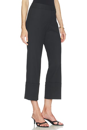 Smythe PANTALON COURT À REVERS en Noir