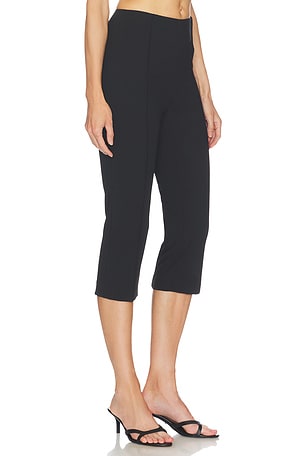 Smythe PANTALON CAPRI À PLIS en Noir