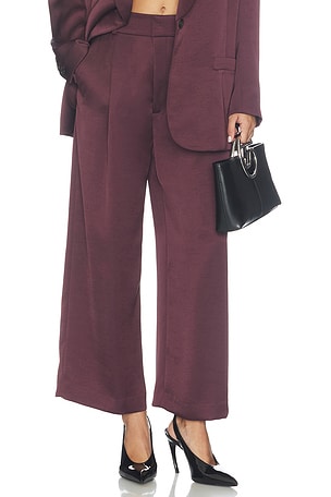 Cropped Pleated Trouser Smythe