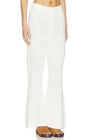 Sancia The Reid Knit Pants in White. Size L. Also