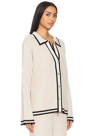 Sancia The Josefina Knit Shirt in Beige