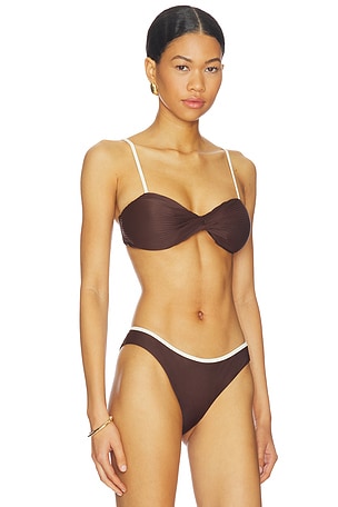 Sancia The Anja Bikini Top in Brown