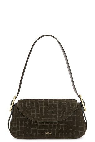 Sancia bolso hombro pamela en color verde oliva