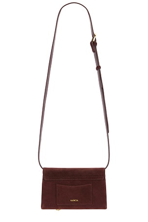 Sancia x REVOLVE The Anouk Shoulder Bag in Chocolate