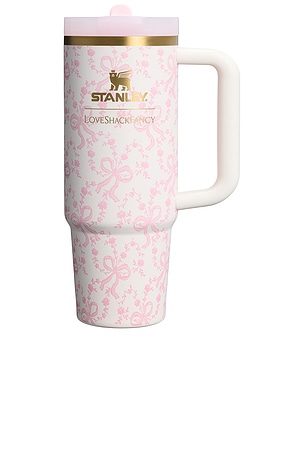 x LoveShackFancy The Quencher Protour Flip Straw Tumbler 30oz STANLEY