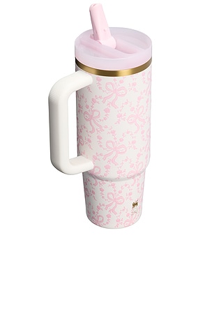 STANLEY x LoveShackFancy The Quencher Protour Flip Straw Tumbler 30oz in Pink