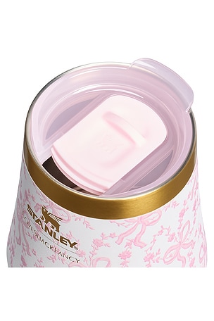 STANLEY x LoveShackFancy The Reserve Wine Tumbler Set Of 2 in Pink