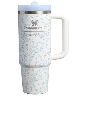 x LoveShackFancy The Quencher Protour Flip Straw Tumbler 30oz STANLEY