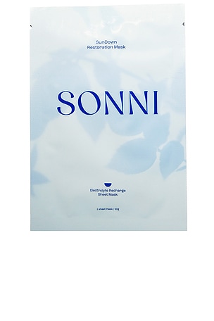 Sundown Restoration Electrolyte Sheet Mask Pack Of 4 SONNI