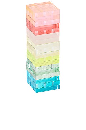 MINI TORRE DE LUCITE JUMBLING MINI LUCITE JUMBLING TOWER Sunnylife