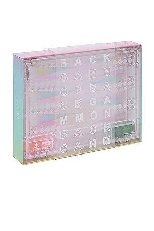 MINI BACKGAMMON LUCITA MINI LUCITE BACKGAMMON Sunnylife