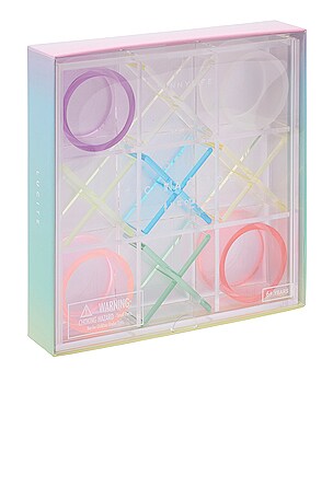 Lucite Tic Tac Toe Set Sunnylife