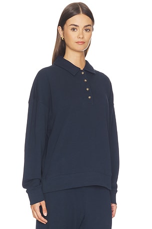 Sold Out NYC PULL POLO EN MOLLETON en Marine