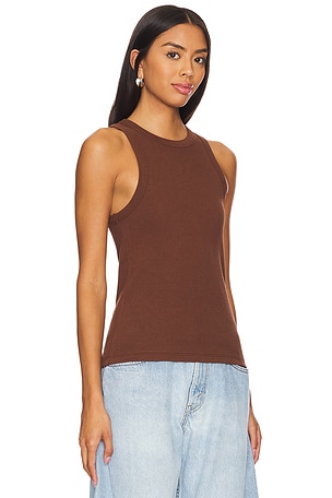 Sold Out NYC The Not So Basic Tank in Chocolate