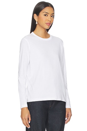 Sold Out NYC Long Sleeve Perfect Tee in White