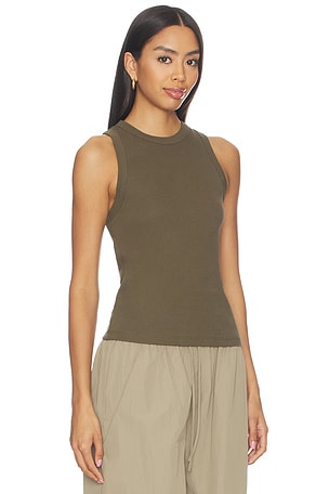 Sold Out NYC The Not So Basic Tank in Olive