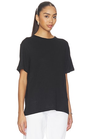 Sold Out NYC The Linen Perfect Tee in Black