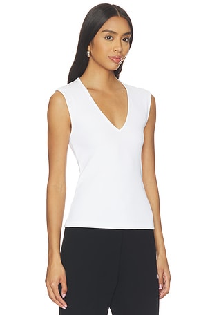 Sold Out NYC The V-neck Tank in White