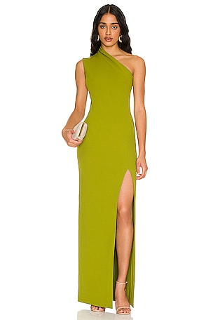 SOLACE London Averie Maxi Dress in Sweet Pea Green | REVOLVE